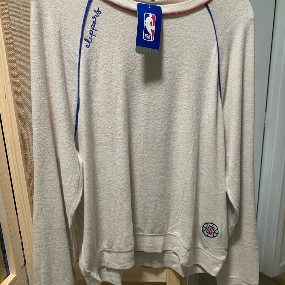 NBA Clippers Cream Sweatshirt